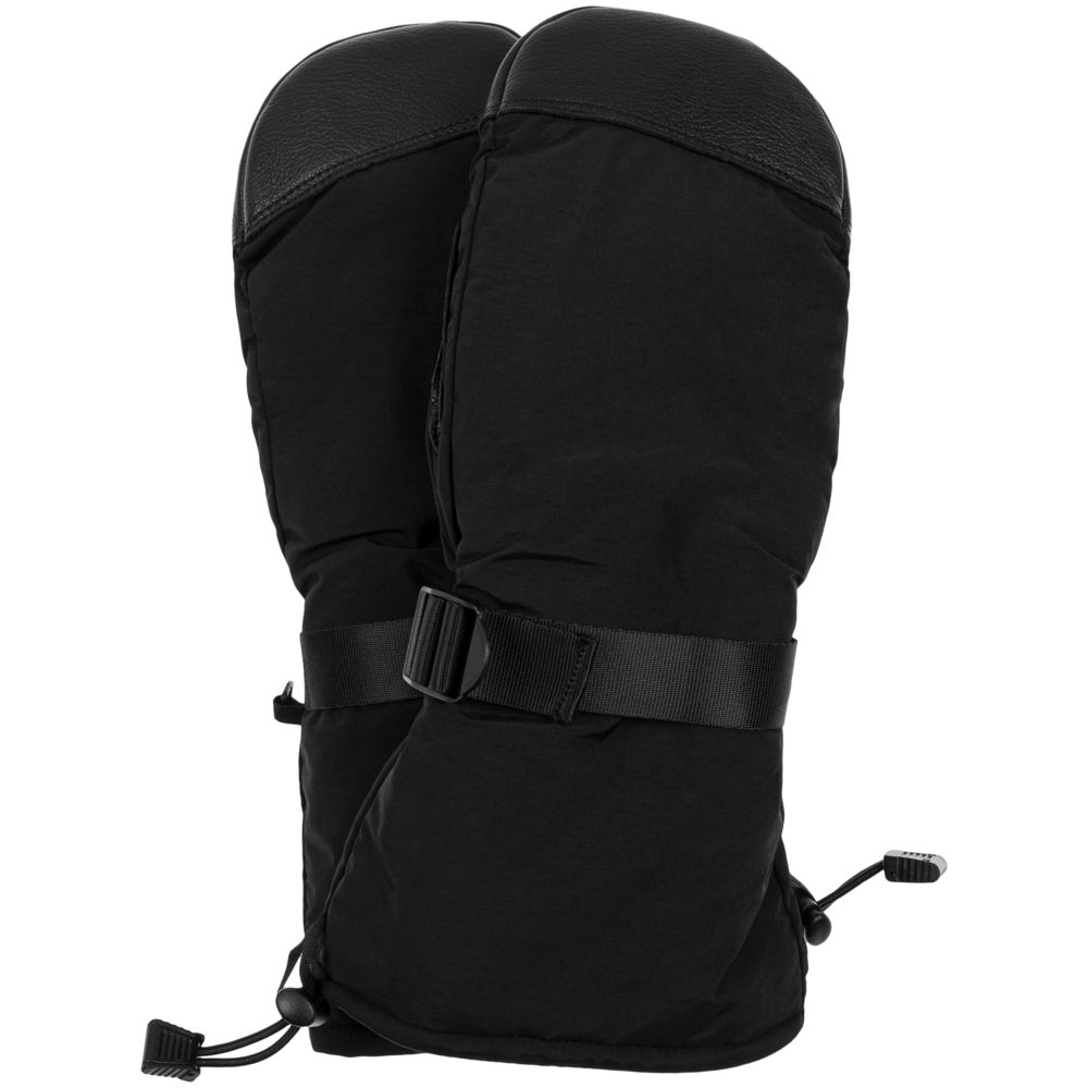 Варежки Big Boss, черные с логотипом