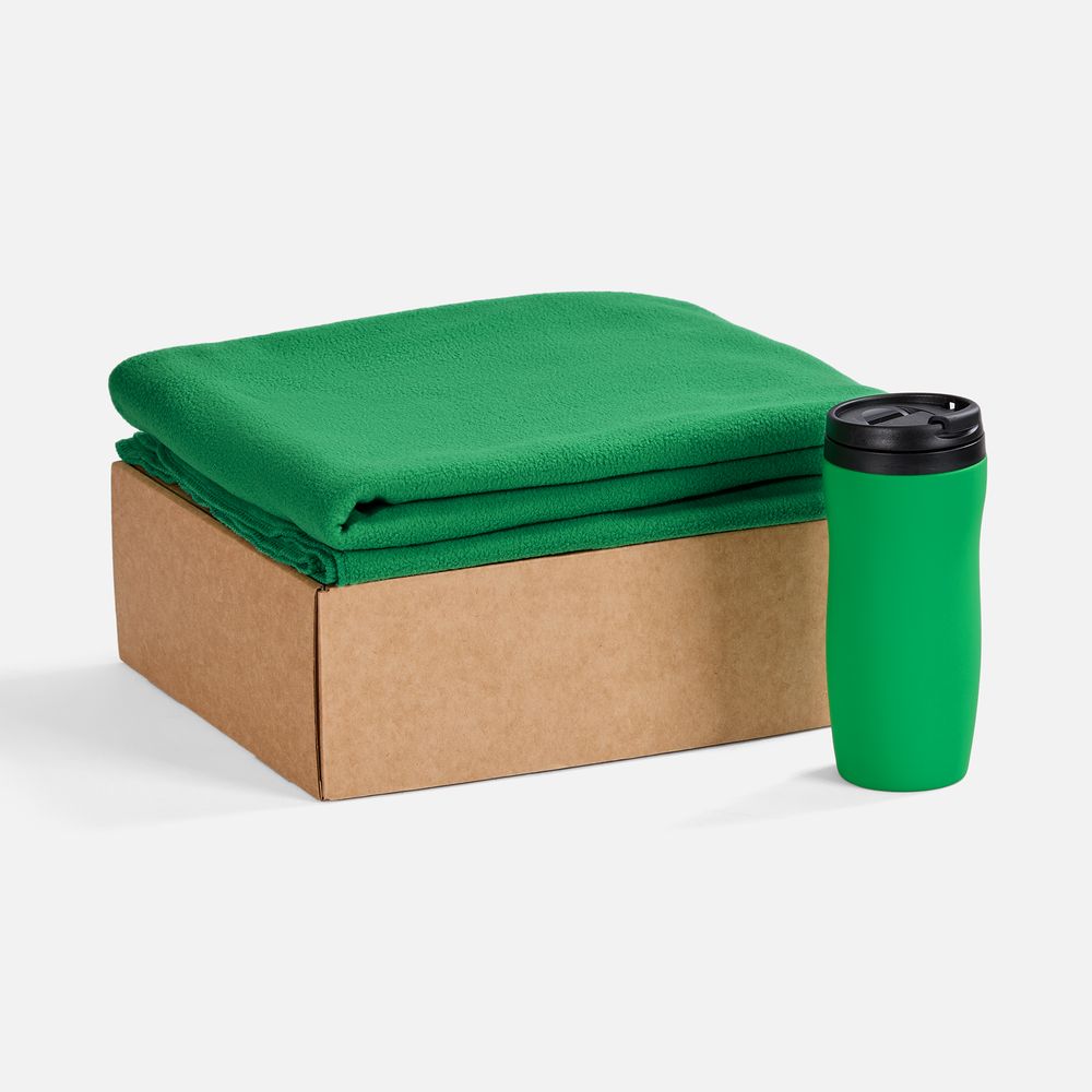 Набор Warm Form, зеленый с логотипом