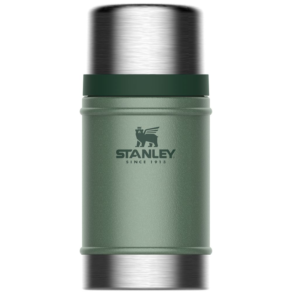 Термос для еды Stanley Classic 700, темно-зеленый с логотипом