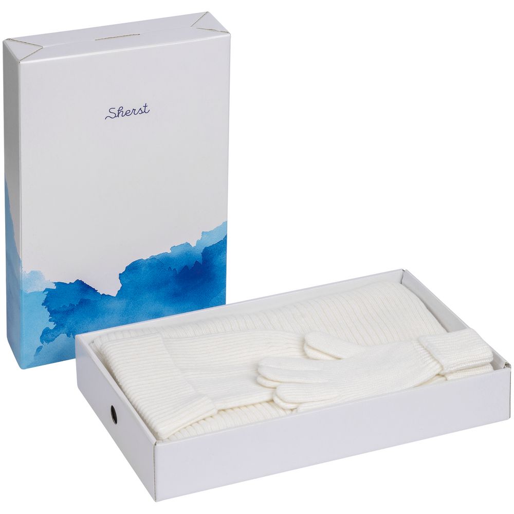 Набор Alpine, белый с логотипом