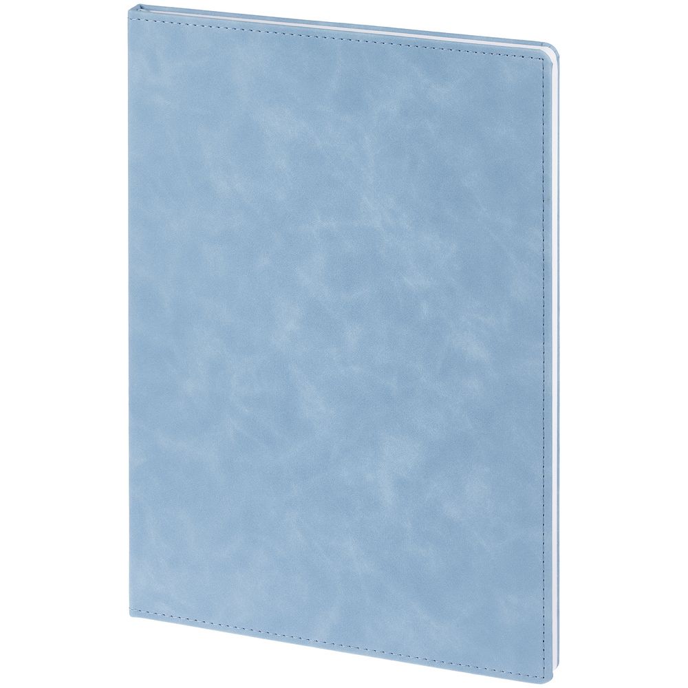 Блокнот Urban, в линейку, голубой с логотипом