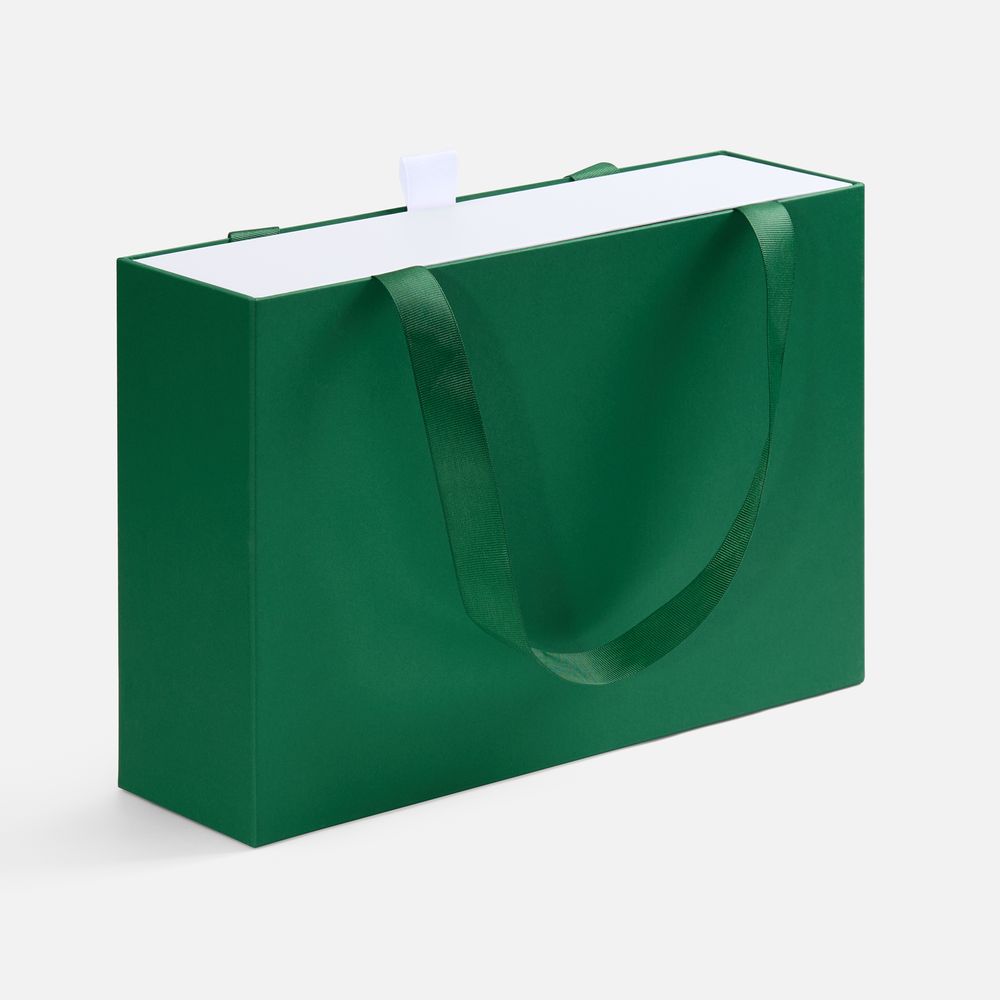 Коробка Regalis, зеленая с логотипом