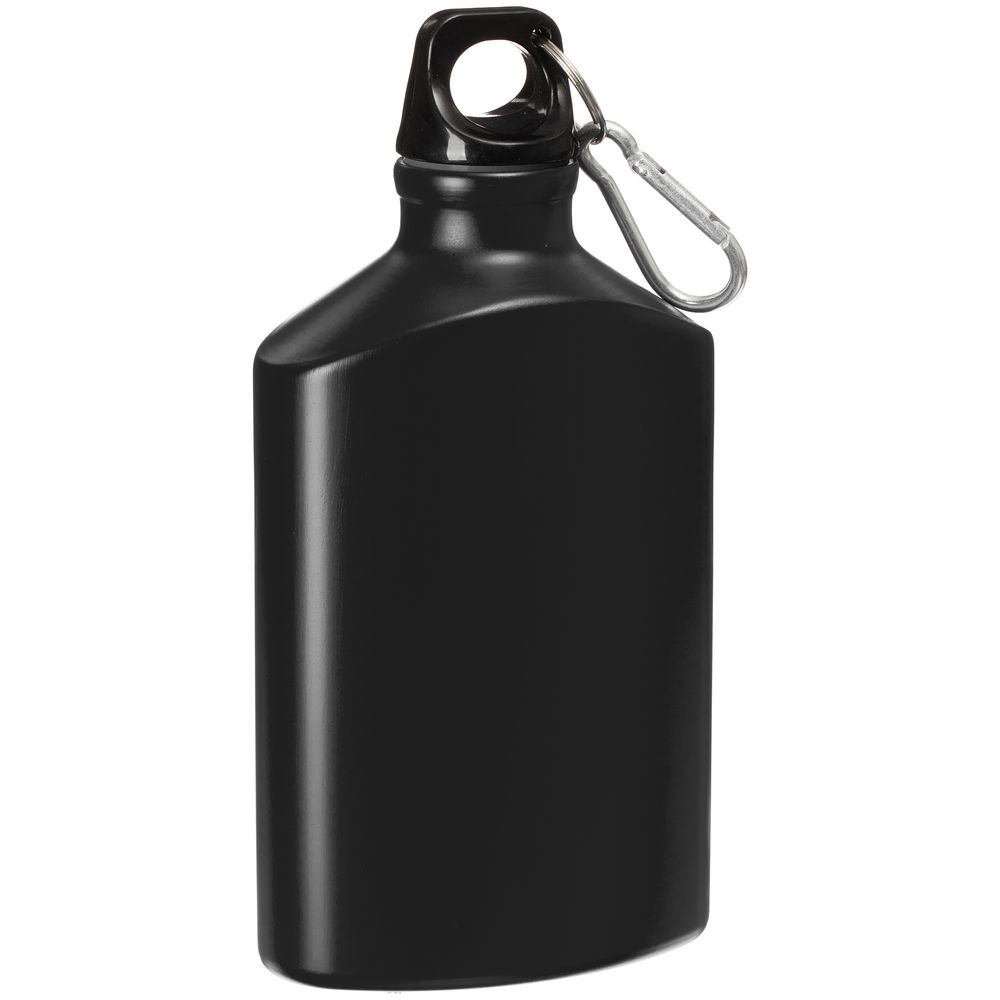 Походная фляжка Tula, черная с логотипом