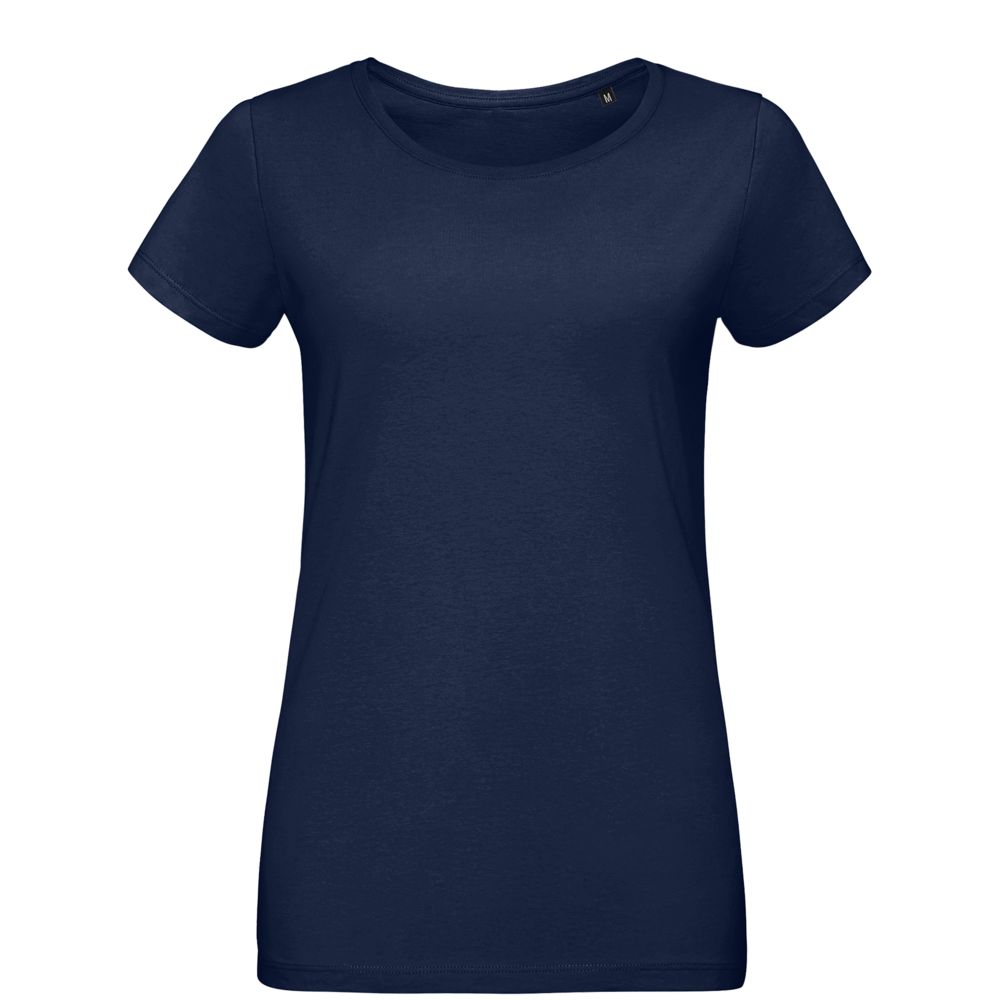 Футболка женская Martin Women, темно-синяя с логотипом