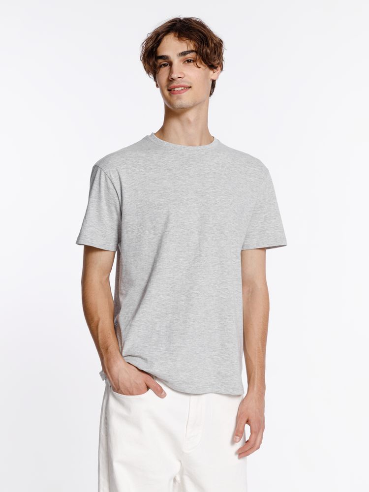 Футболка унисекс Streetwise, серый меланж с логотипом