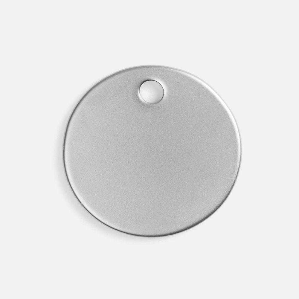 Шильдик металлический Alfa Sirkel, серебристый с логотипом