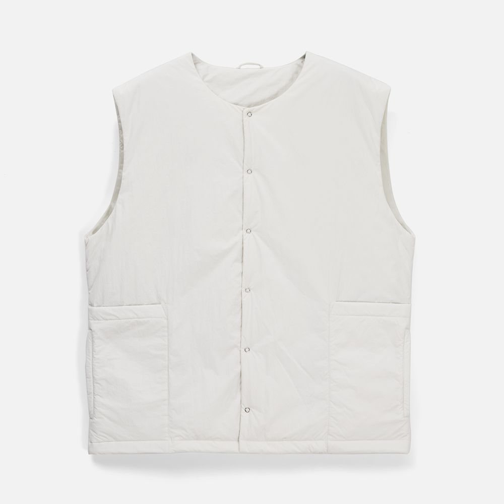 Жилет унисекс Veter, молочно-белый с логотипом