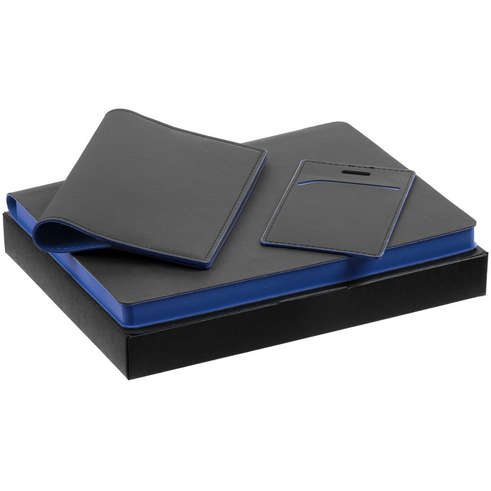 Набор Multimo, черный с синим с логотипом