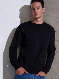 Свитшот Basic, черный с логотипом