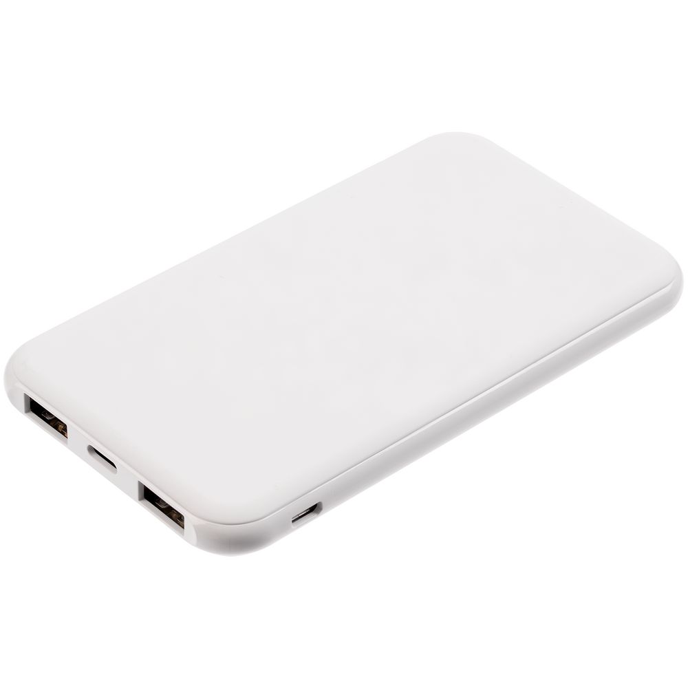 Аккумулятор Uniscend Half Day Type-C 5000 мАч, белый с логотипом
