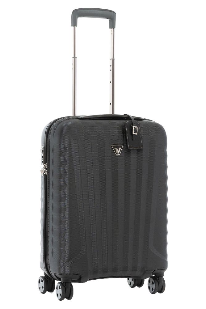 Чемодан E-Lite S, черный с логотипом