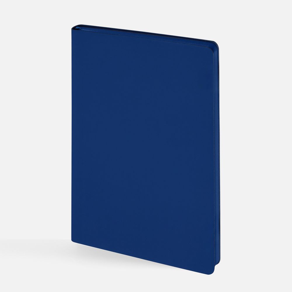 Блокнот Flex Shall ver.2, синий с логотипом