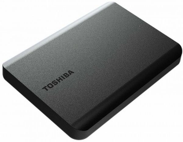 Внешний диск Toshiba Canvio, USB 3.0, 1Тб, черный с логотипом