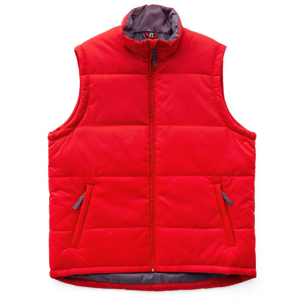 Жилет Warm красный с логотипом