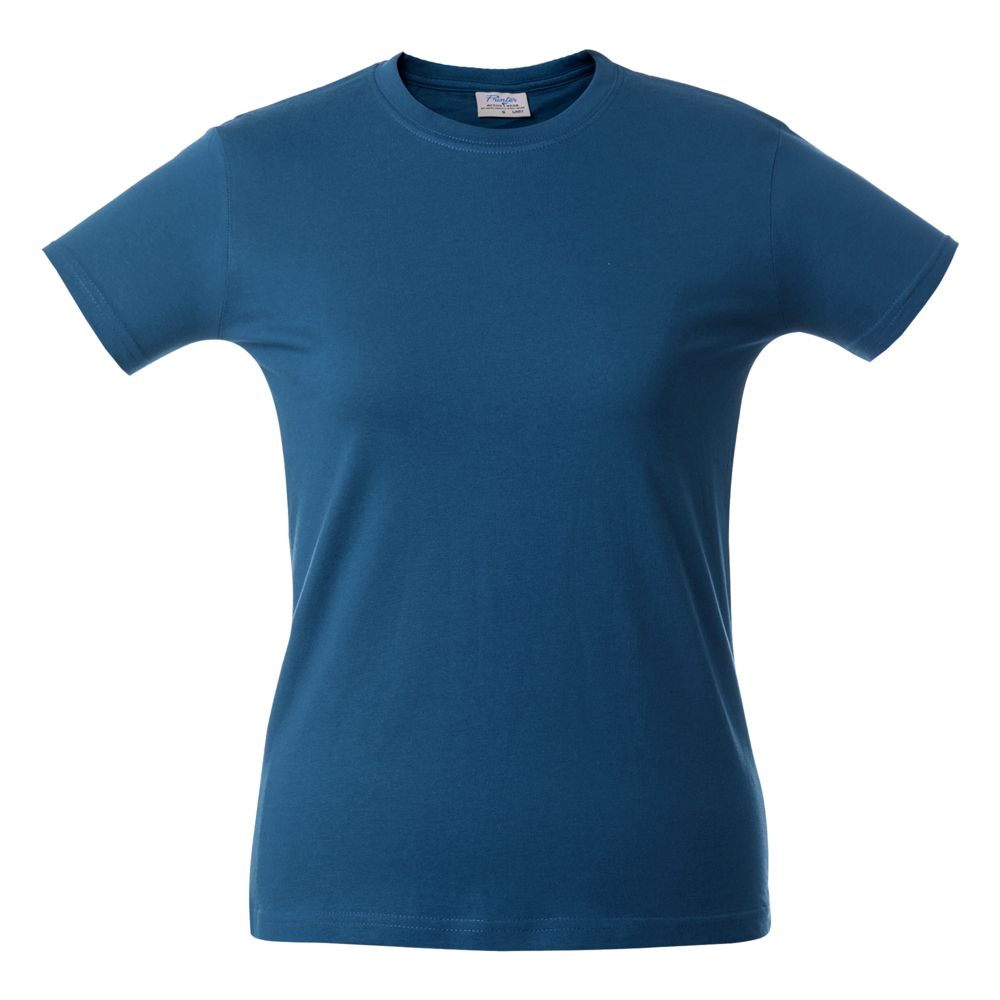 Футболка женская Lady H, ярко-синяя с логотипом