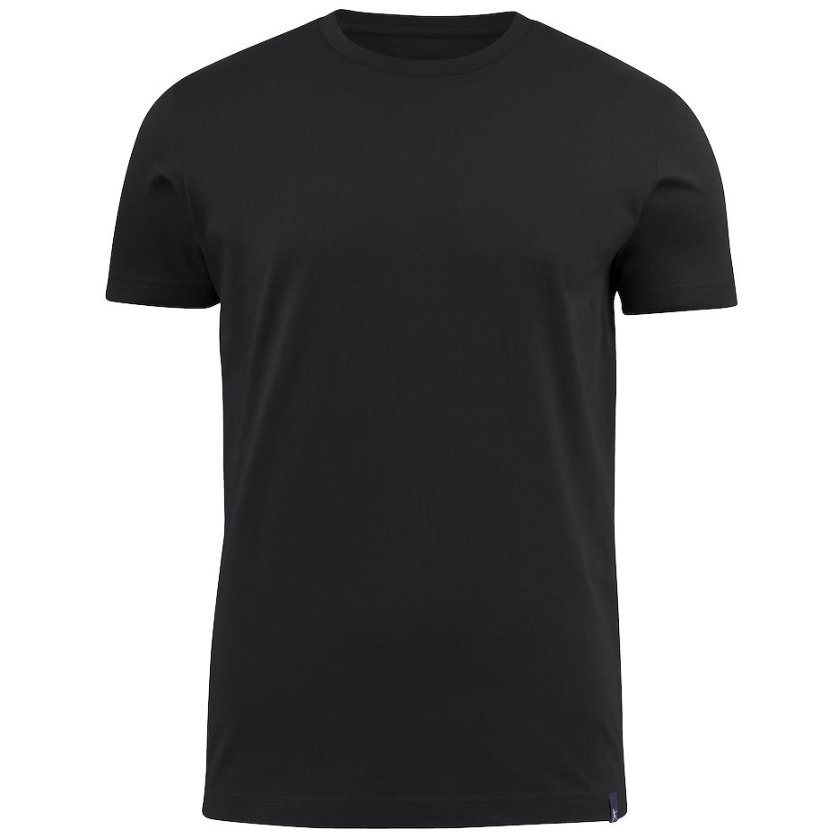 Футболка мужская American U, черная с логотипом