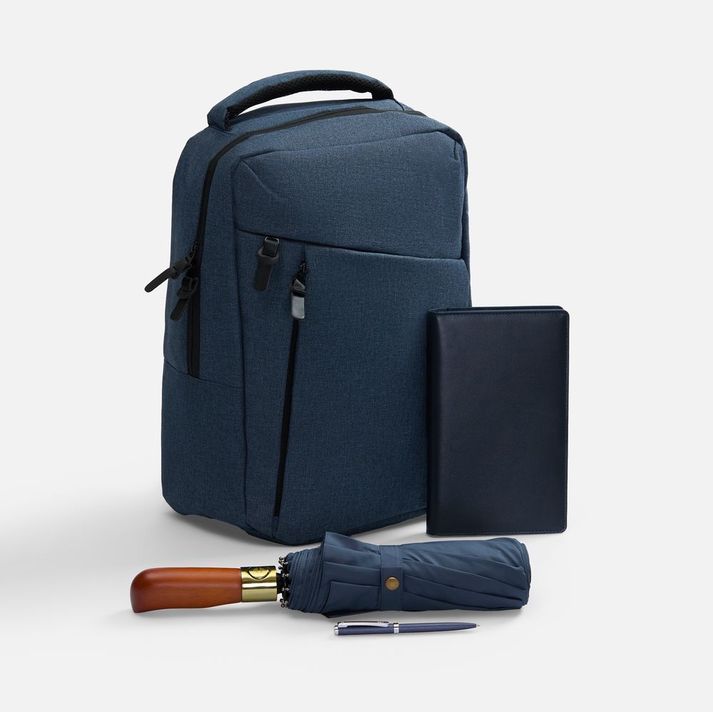 Набор Remini Travel, темно-синий с логотипом