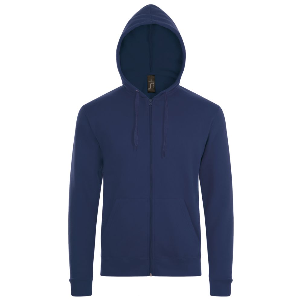 Толстовка унисекс Stone, темно-синяя с логотипом