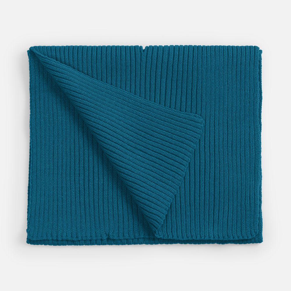 Шарф Yong, темно-синий (морская волна) с логотипом