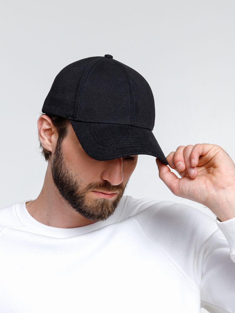 Бейсболка Big Boss, черная с логотипом