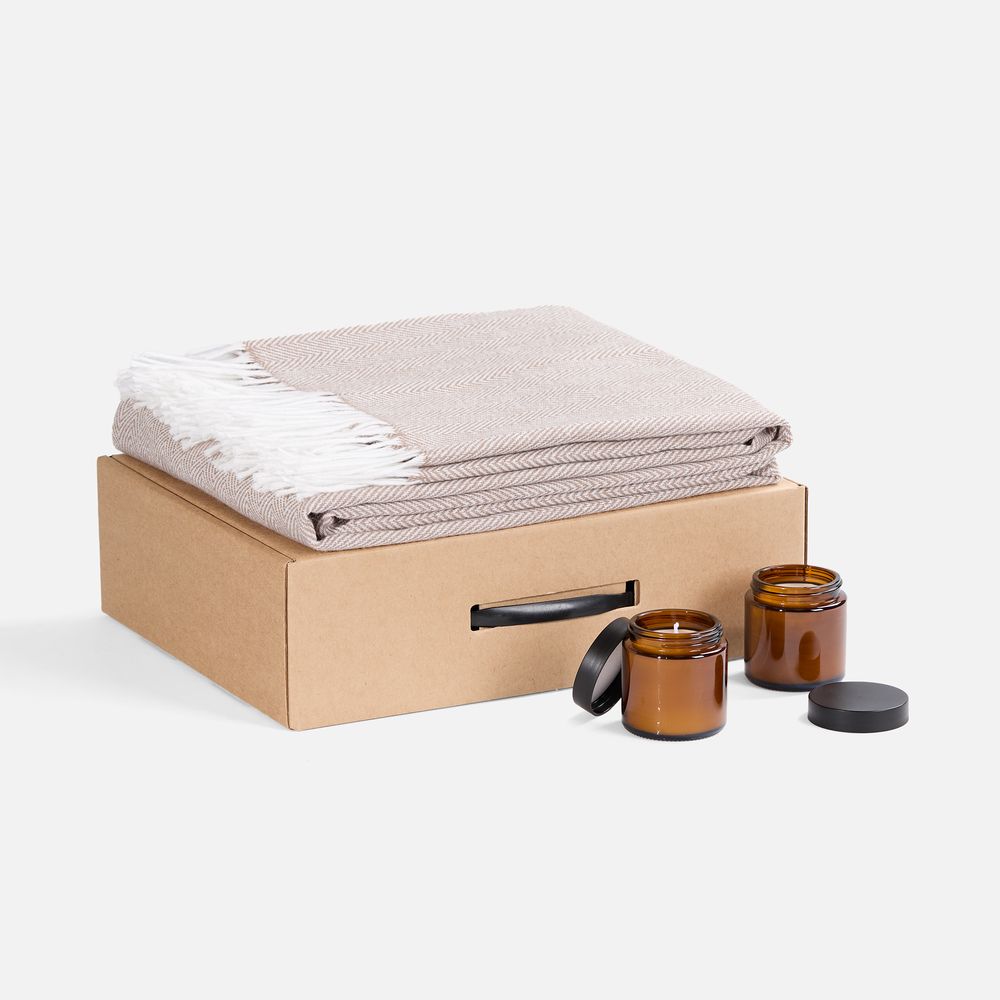 Набор Calore Core, бежевый с логотипом