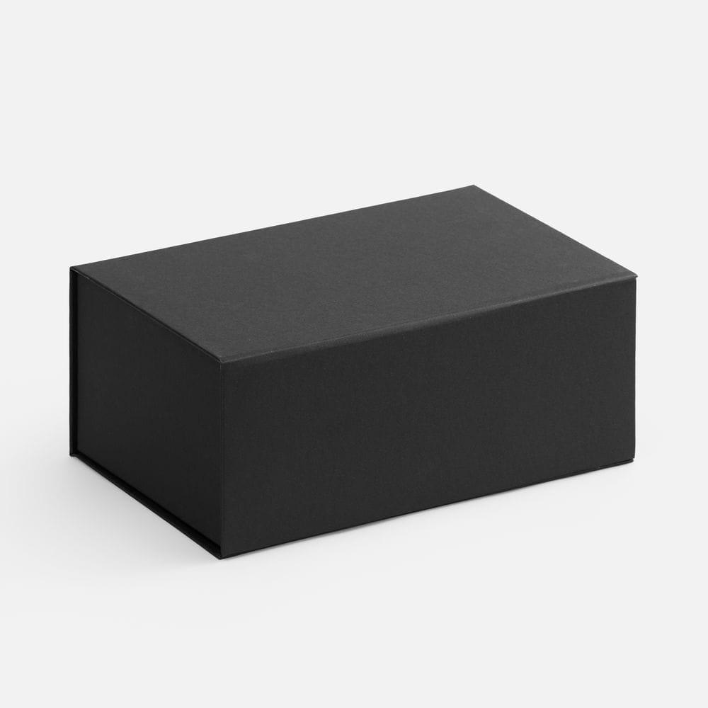 Коробка LumiBox, черная (noir) с логотипом