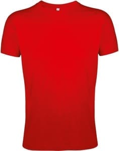 Футболка мужская Regent Fit 150, красная с логотипом