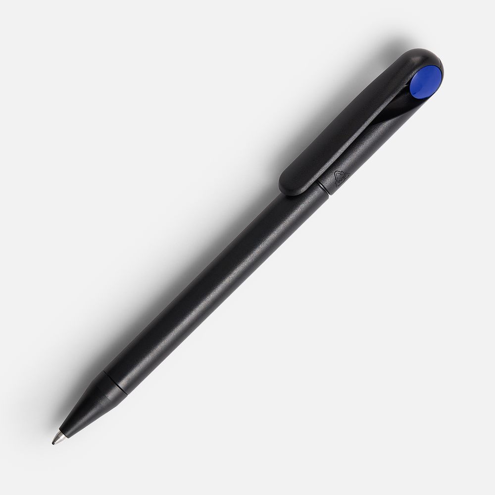 Ручка шариковая Prodir DS1 TMM Dot, черная с синим с логотипом
