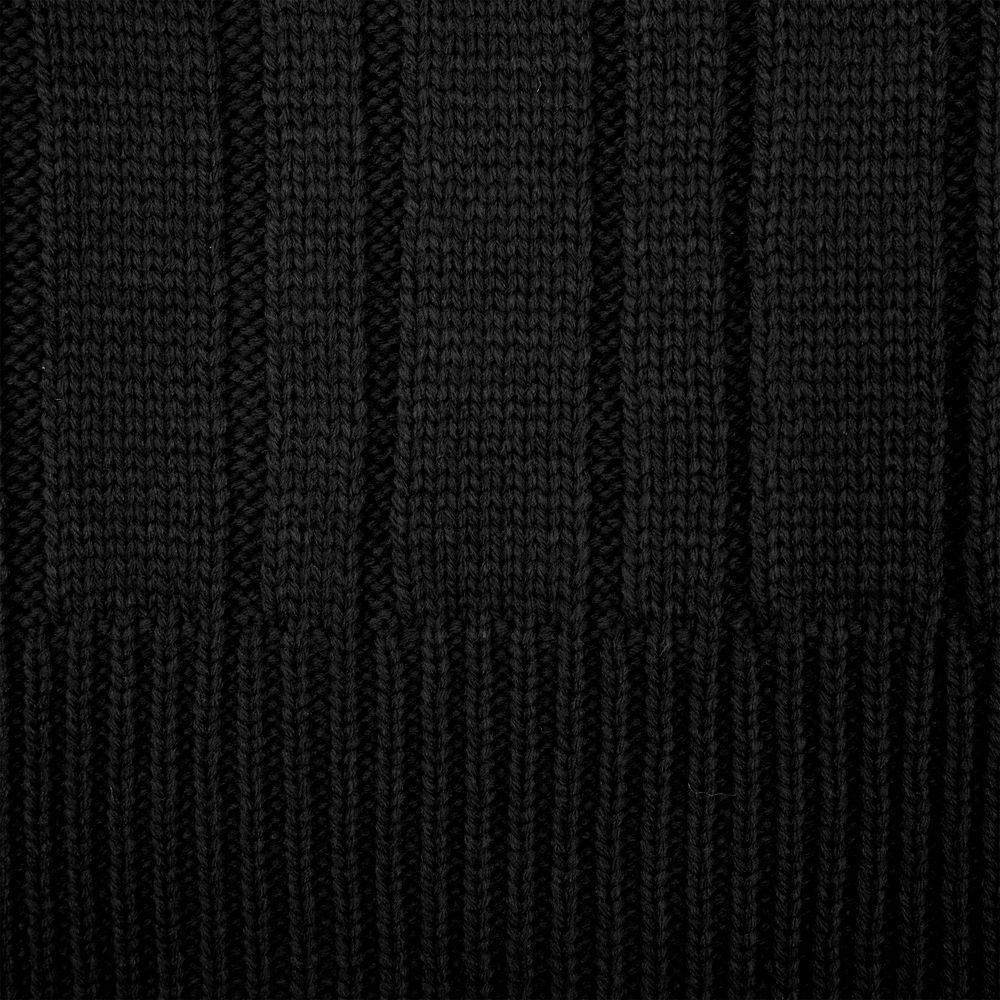 Шарфы с печатью логотипа. Шарф Knit Beat по цене 921 ₽ руб. (артикул 19892.30) Шарф Knit Beat, черный