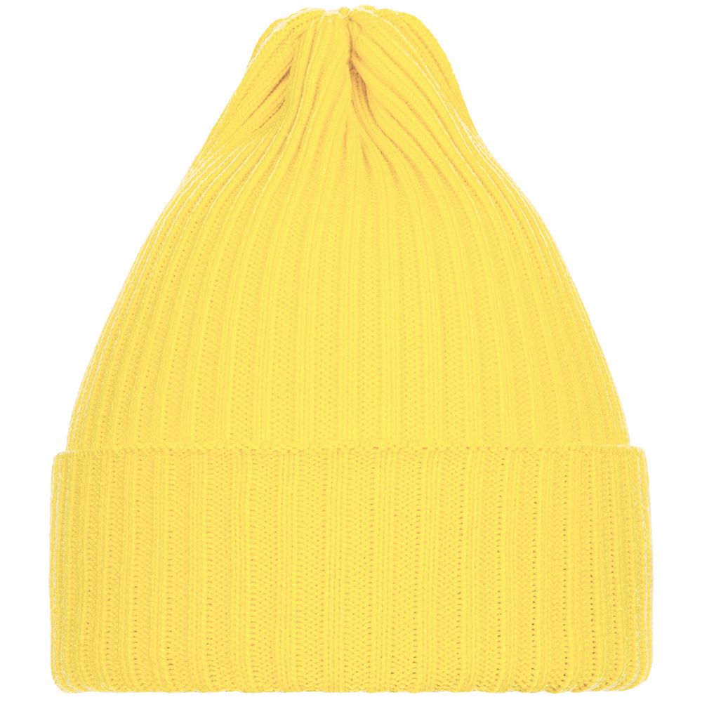 Шапка Yong, светло-желтая с логотипом