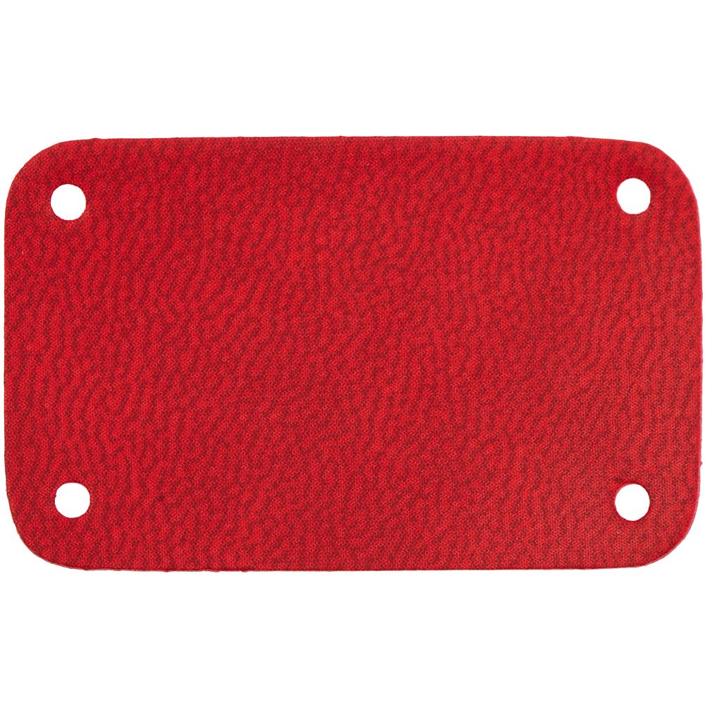 Лейбл Eta Latte, S, красный с логотипом