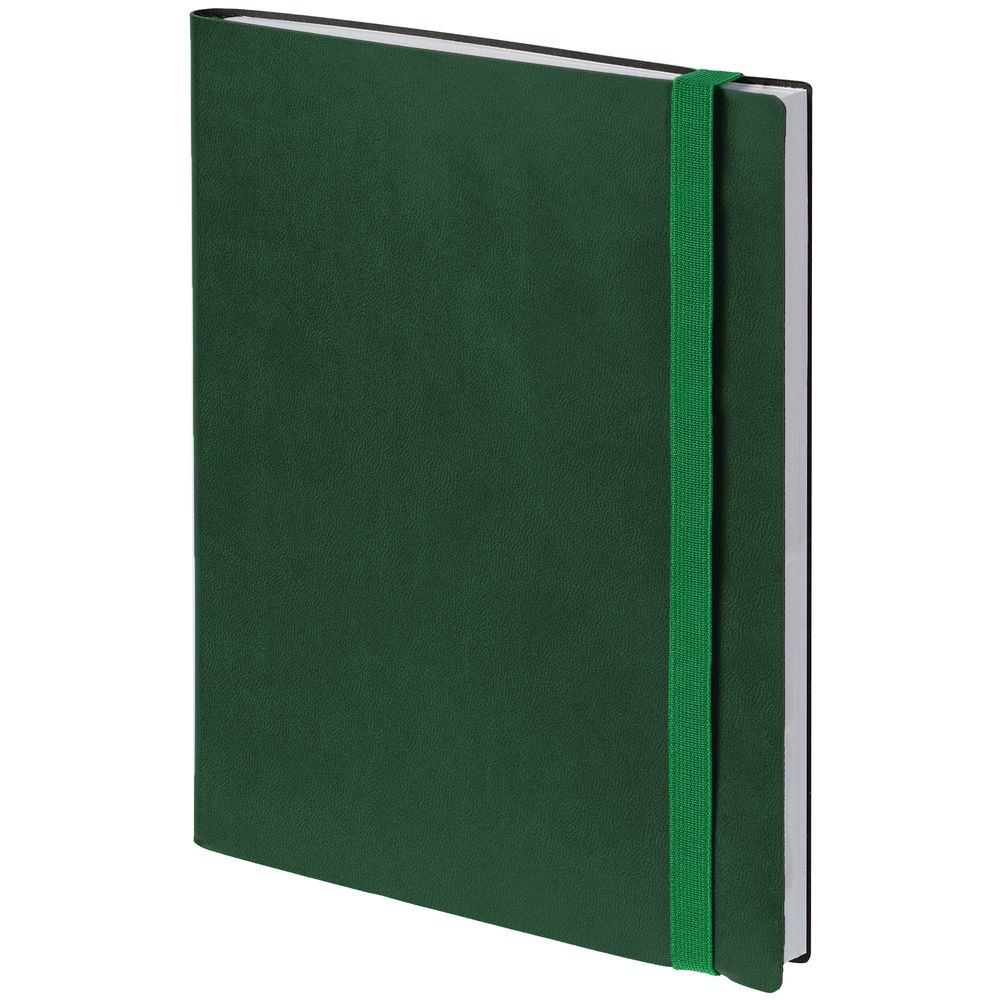 Ежедневник Vivian, недатированный, зеленый с логотипом
