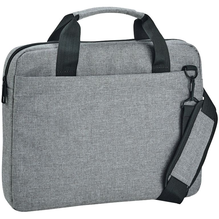 Сумка для ноутбука Graphs, светло-серая с логотипом