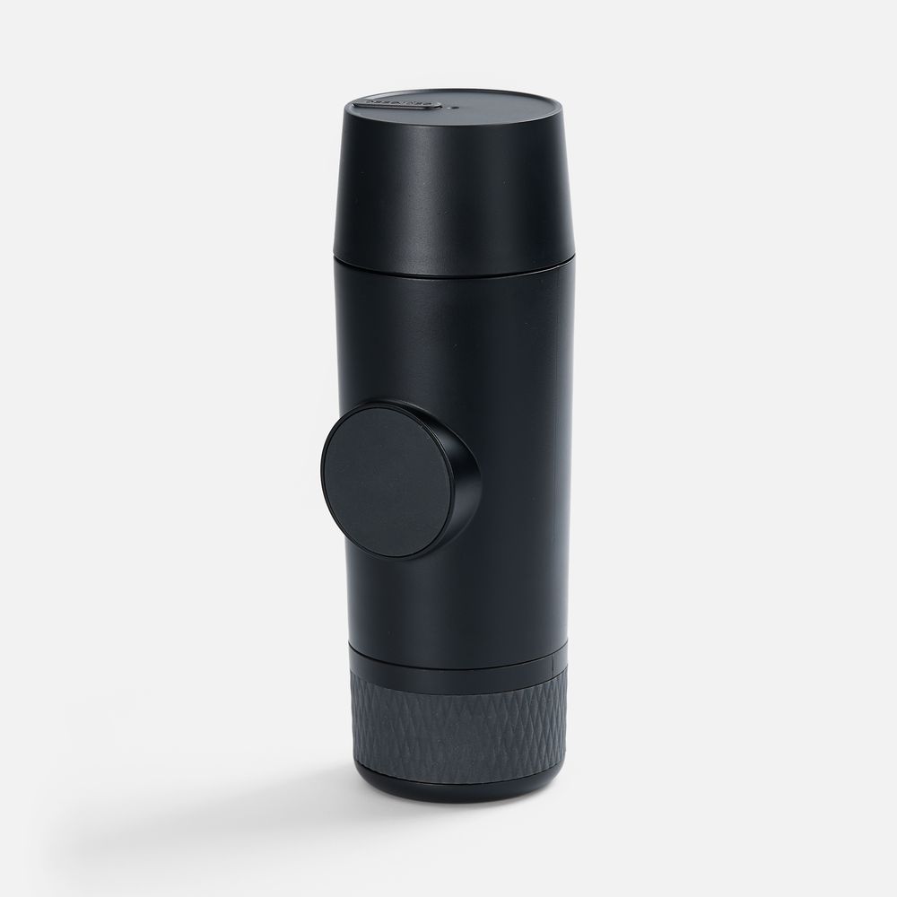 Портативная кофемашина Porta Presso, черная с логотипом
