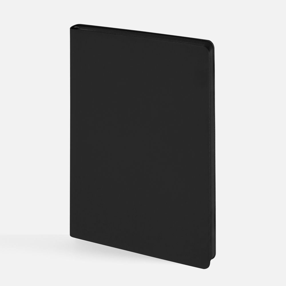 Блокнот Flex Shall ver.2, черный с логотипом