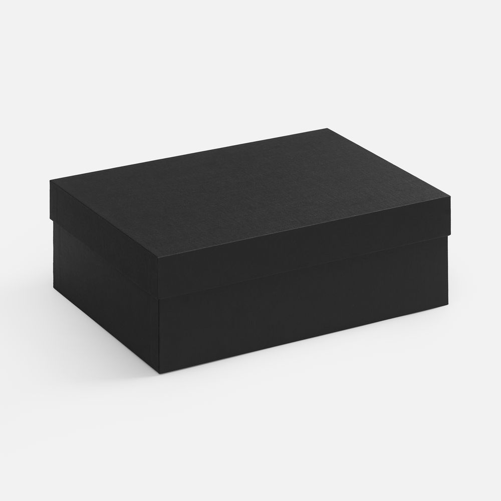 Коробка Capsie, черная с логотипом