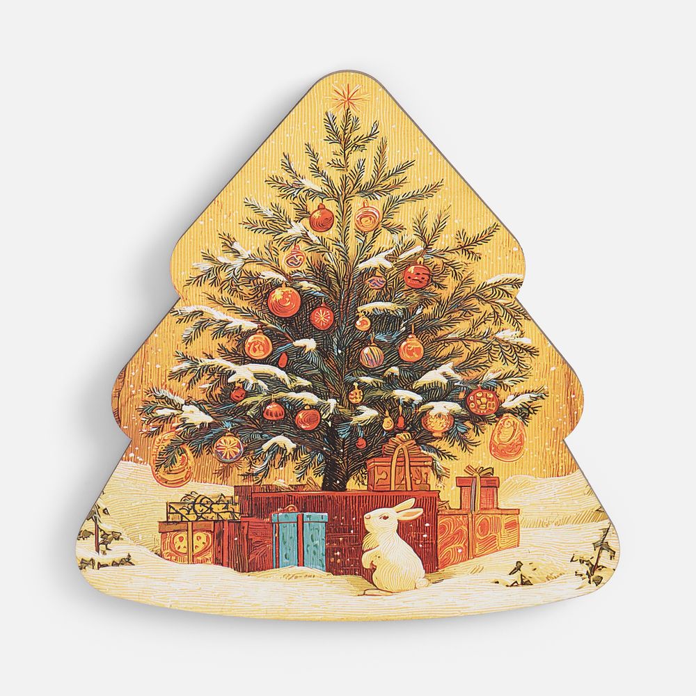 Пазл фигурный «Елочка» с логотипом