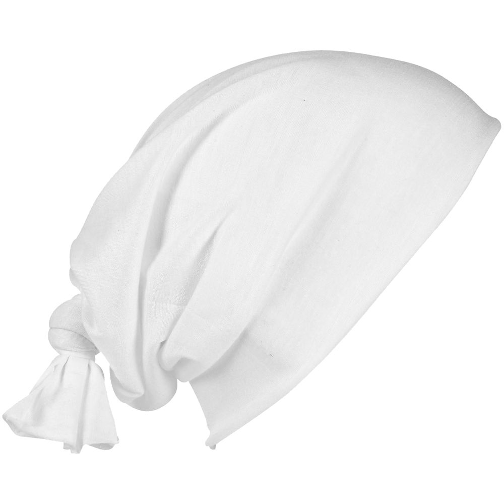 Многофункциональная бандана Bolt, белая с логотипом