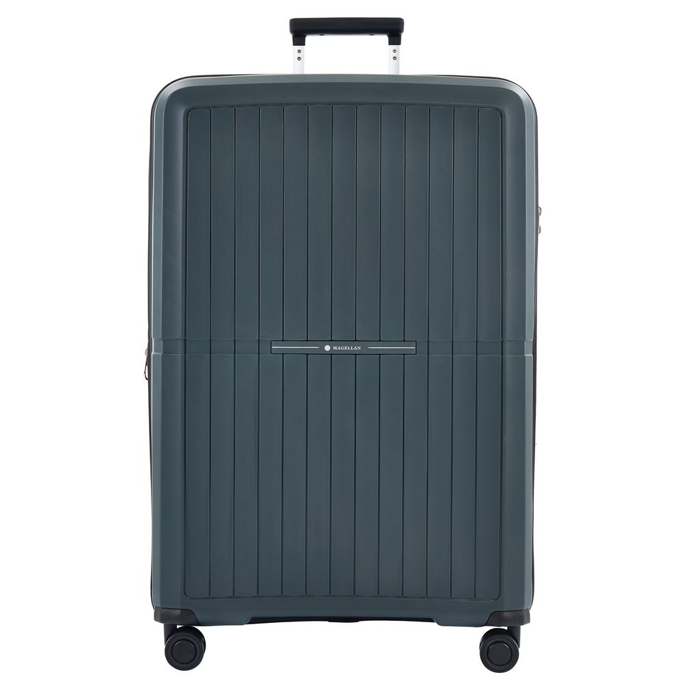 Чемодан Santiago L, темно-серый с логотипом