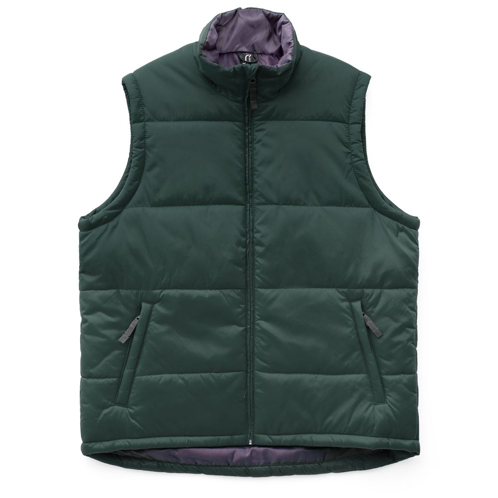 Жилет Warm зеленый с логотипом