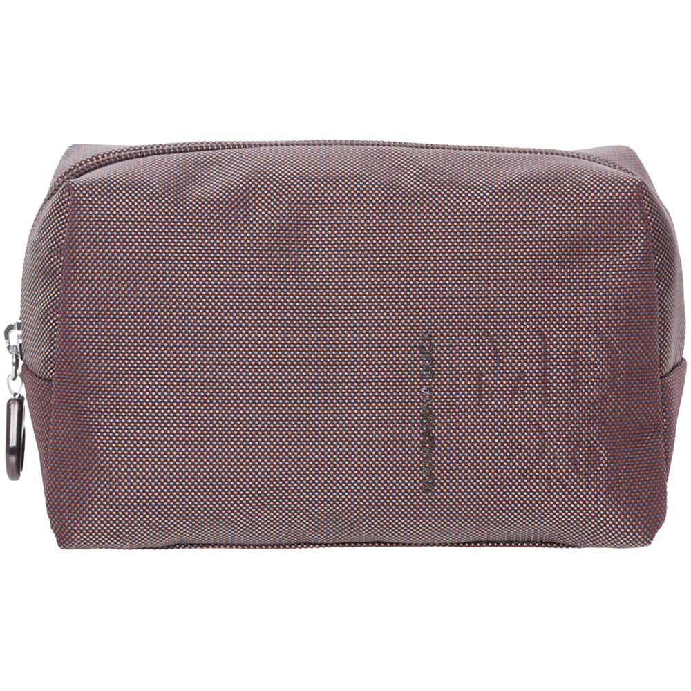 Косметичка MD20, коричневая с логотипом