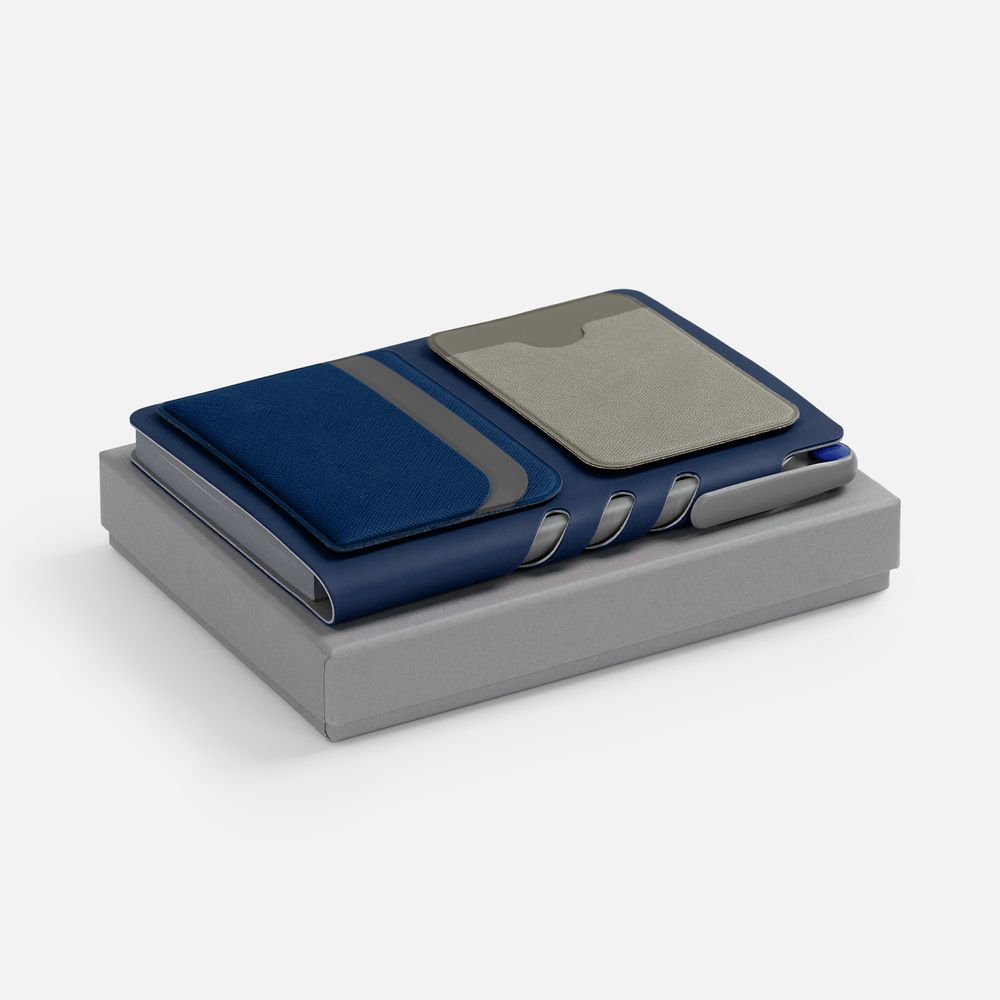 Набор Flexpen Dual, синий с логотипом