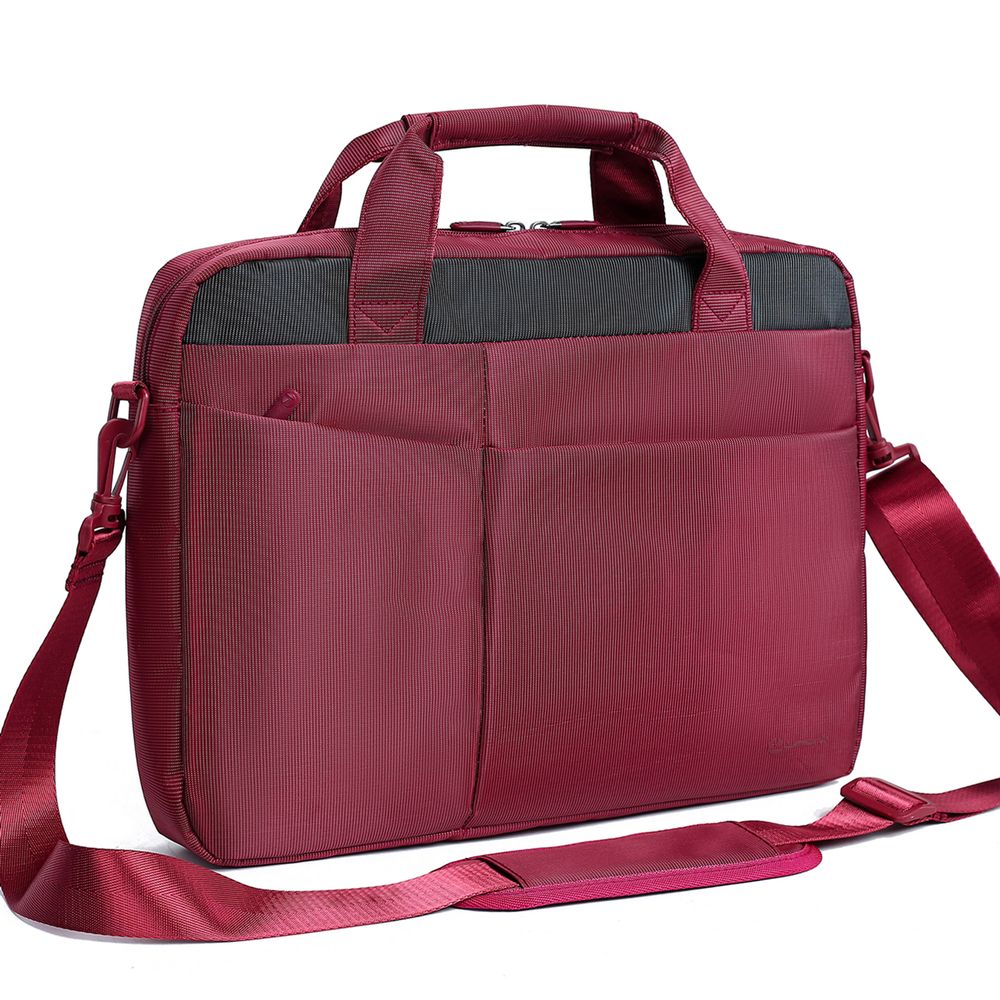 Сумка для ноутбука L245, бордовая с логотипом
