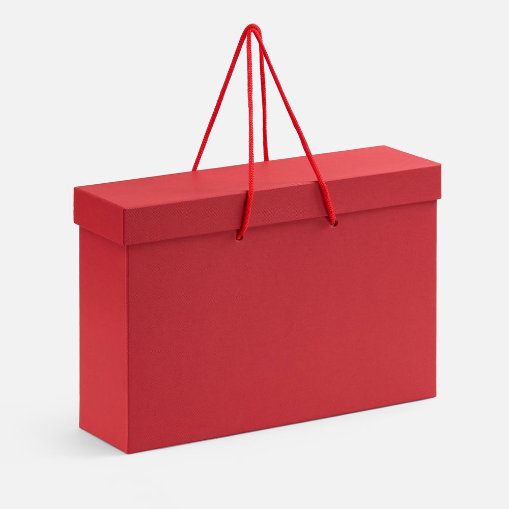 Коробка Handgrip, горизонтальная, красная с логотипом