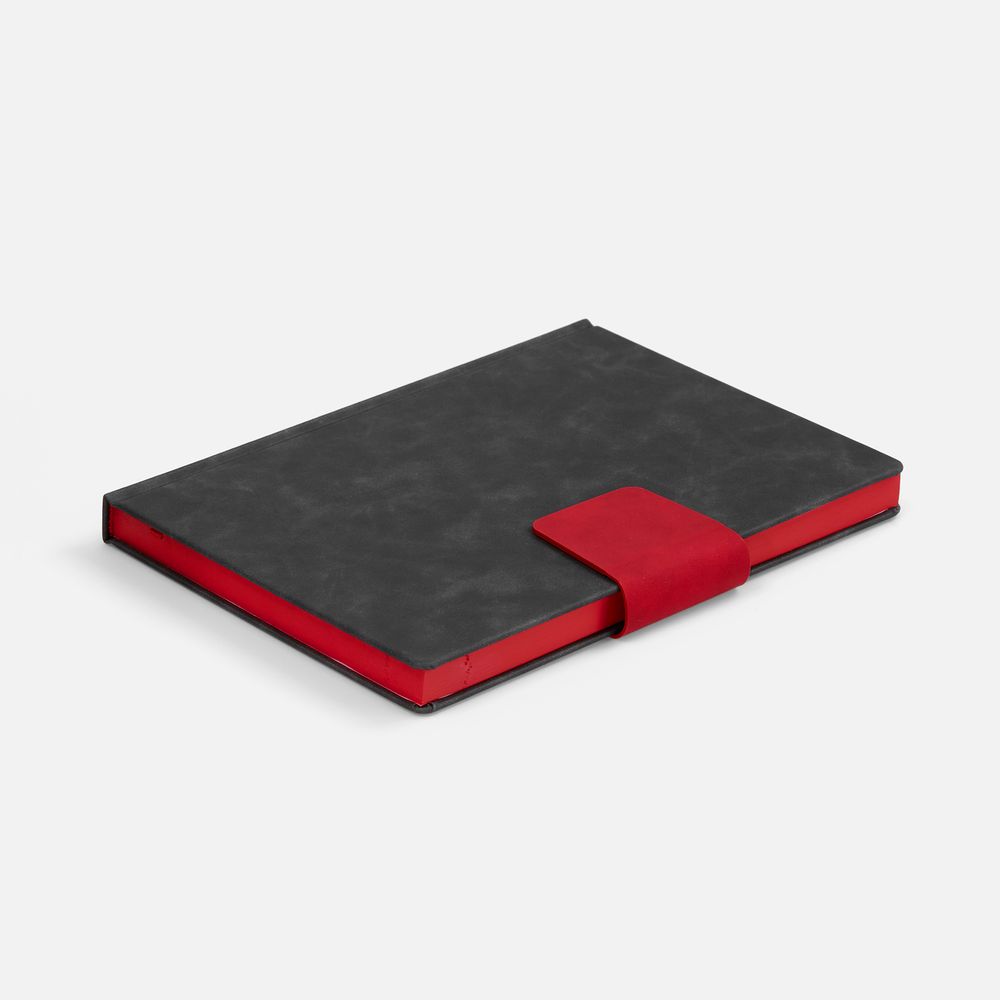 Ежедневник Grande Strap на заказ, датированный, черный с логотипом