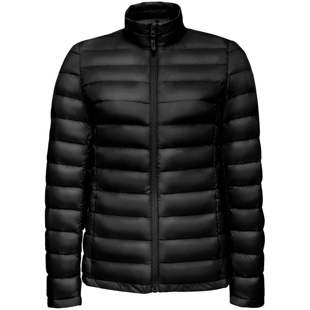 Куртка женская Wilson Women, черная с логотипом