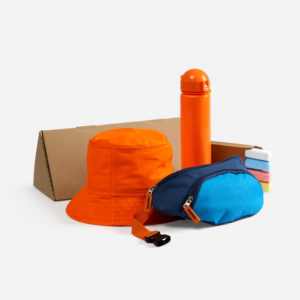 Набор Kiddo Challenge, оранжевый с логотипом