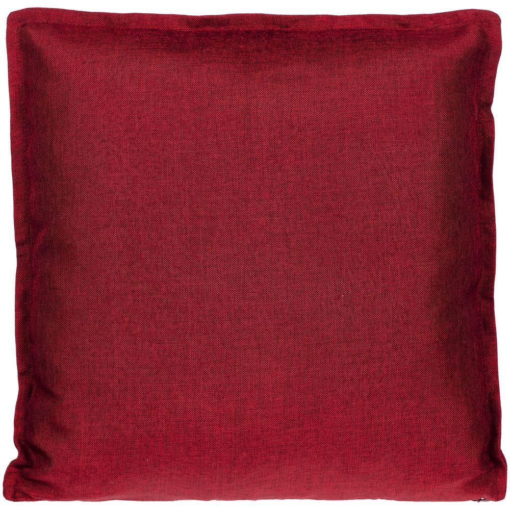 Подушка Settle In, красная с логотипом