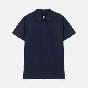 Рубашка поло мужская Prescott Men 170, кобальт (темно-синяя) с логотипом