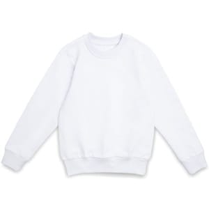 Свитшот детский Toima Kids 2.0, белый с логотипом